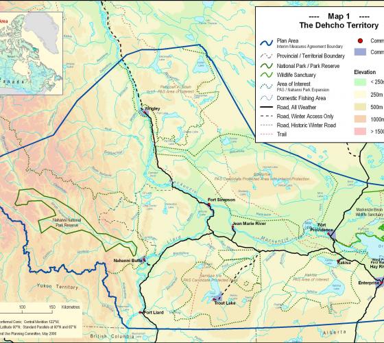 Map 1. The Dehcho Territory thumbnail