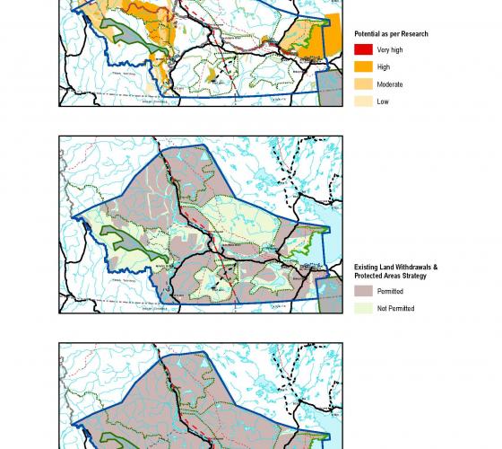 Maps 60 – Tourism Potential, Land Withdrawals and Land Use Zoning Thumbnail